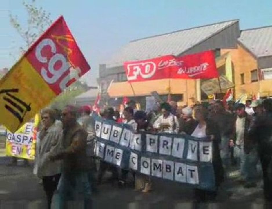 Moulins sur Allier : Manifestation du 1er mai 2009