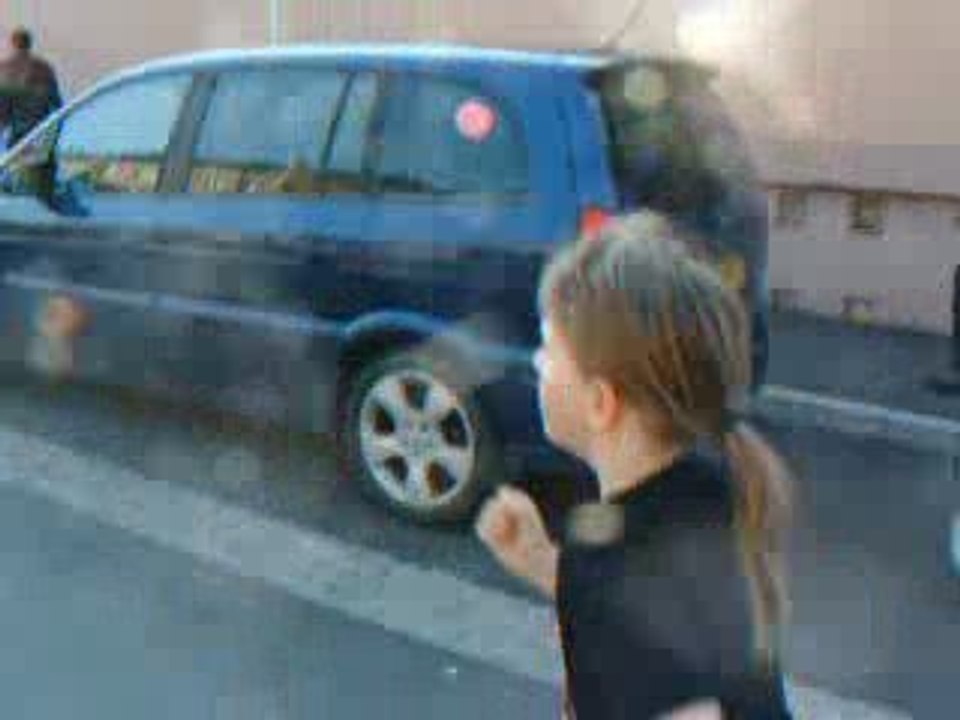 Marie dans la dernière bosse à Rosselange..