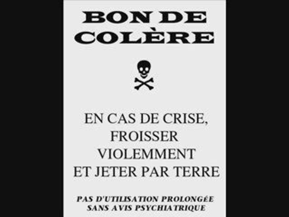 Bon de colère
