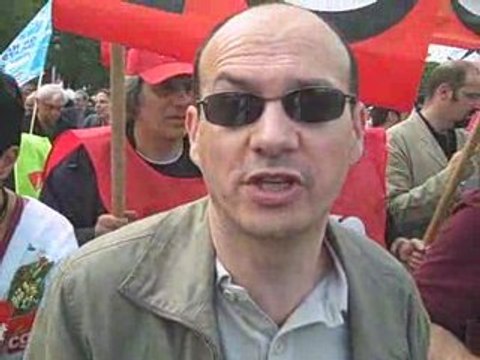 Interview Force Ouvrière, défilé du 1er mai