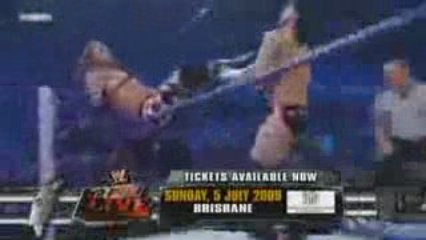 Smackdown 01/05/09 Edge vs CM punk 1/2