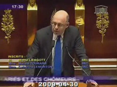 Sarko-UMP vs Salaires+ Michel Liebgott 30-04-2009