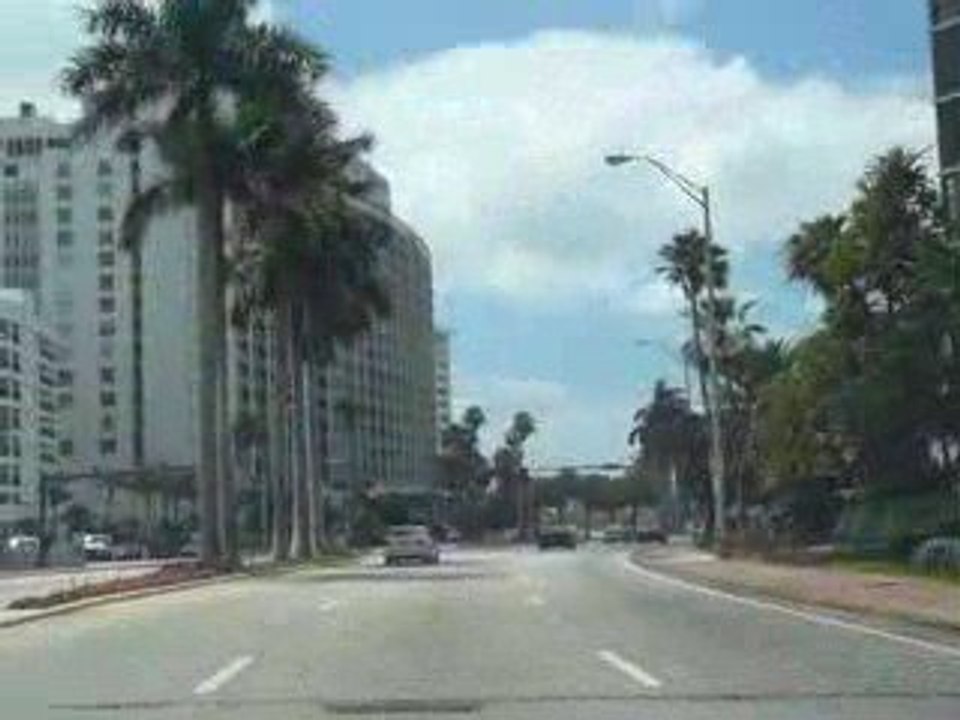Driving in Miami Beach
