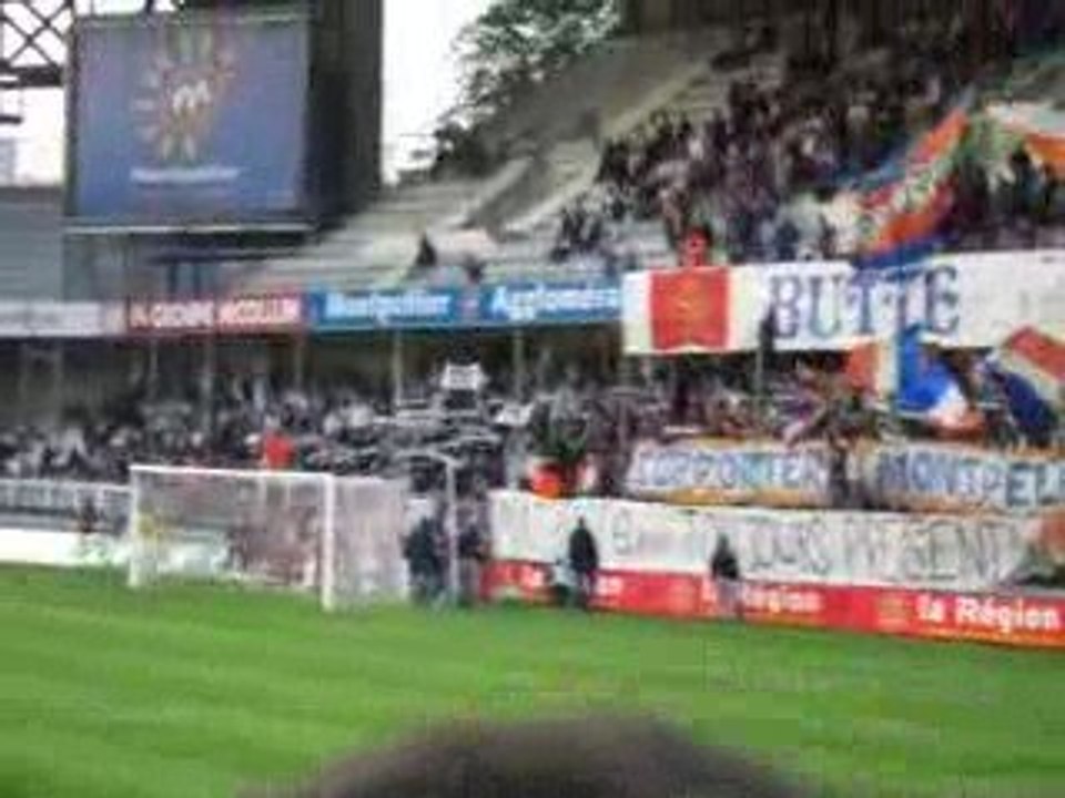 Depot de gerbe joueurs MHSC
