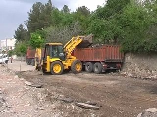 Kahta Belediyesi Protokol Yolunda çalışmalar