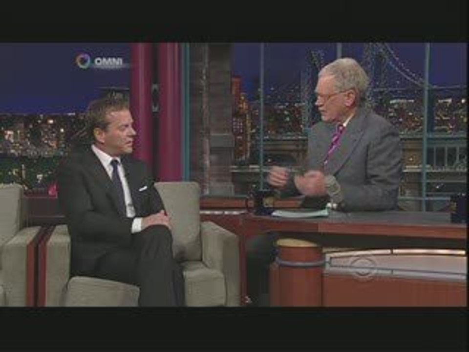 Kiefer Sutherland - David Letterman - May 1st, 2009