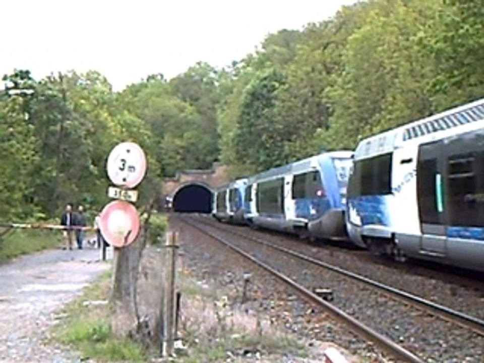 un train ter Région Rhône Alpes en dection de l'arbresle à lozanne le  1er/05/2009