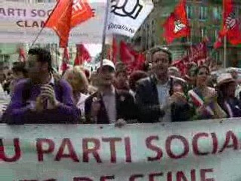 1er Mai 2009 socialiste, les Hauts de Seine dans la rue