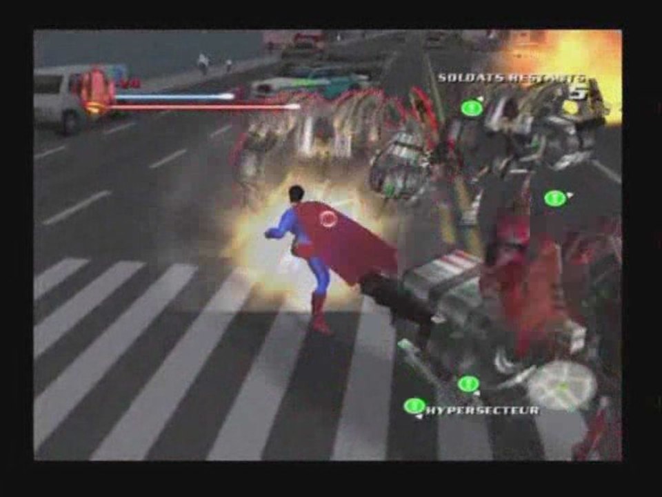 Test vidéo - Superman returns (PS2 et 360)