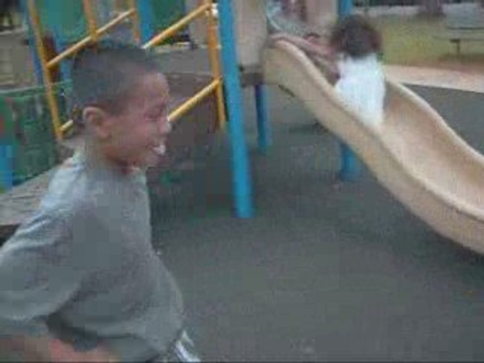 SIBLING RIVALRY '08 - Playground Relay Race!