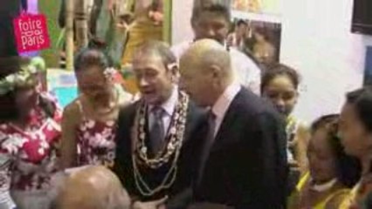 Foire de paris 2009 : inauguration par Bertrand Delanoë