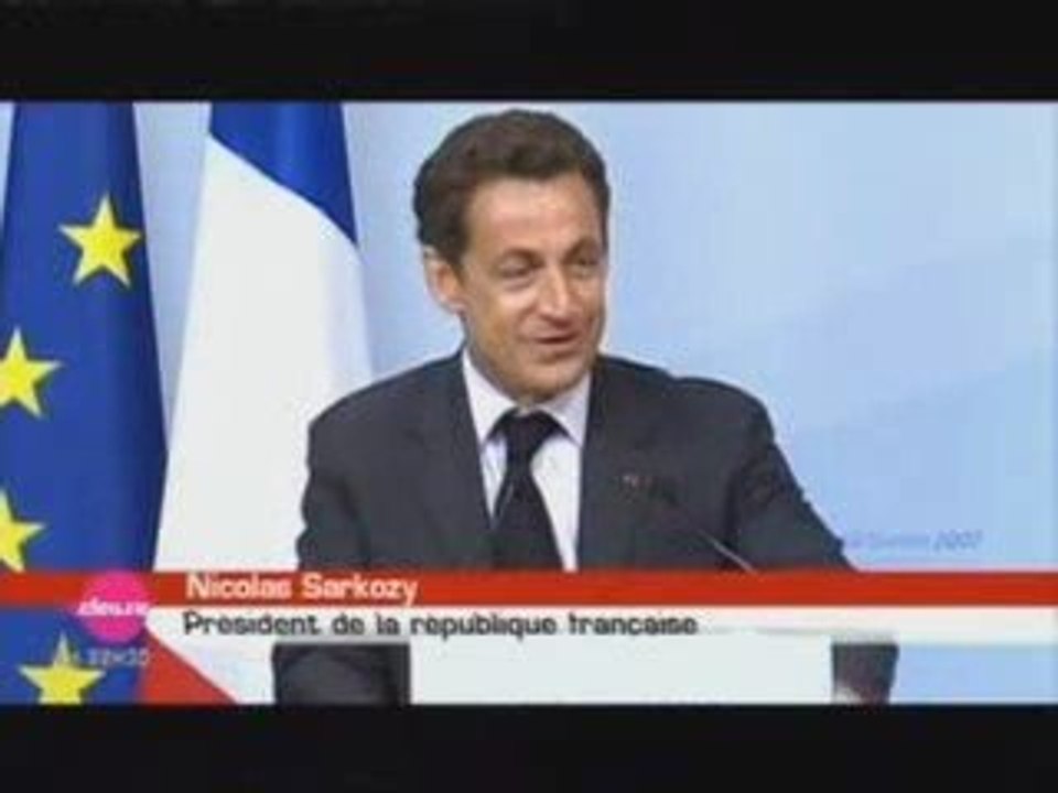 Nicolas Sarkozy ivre