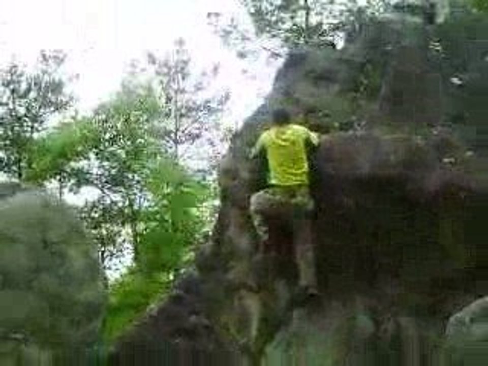 ESCALADE varape amateur fontainebleau alkarou