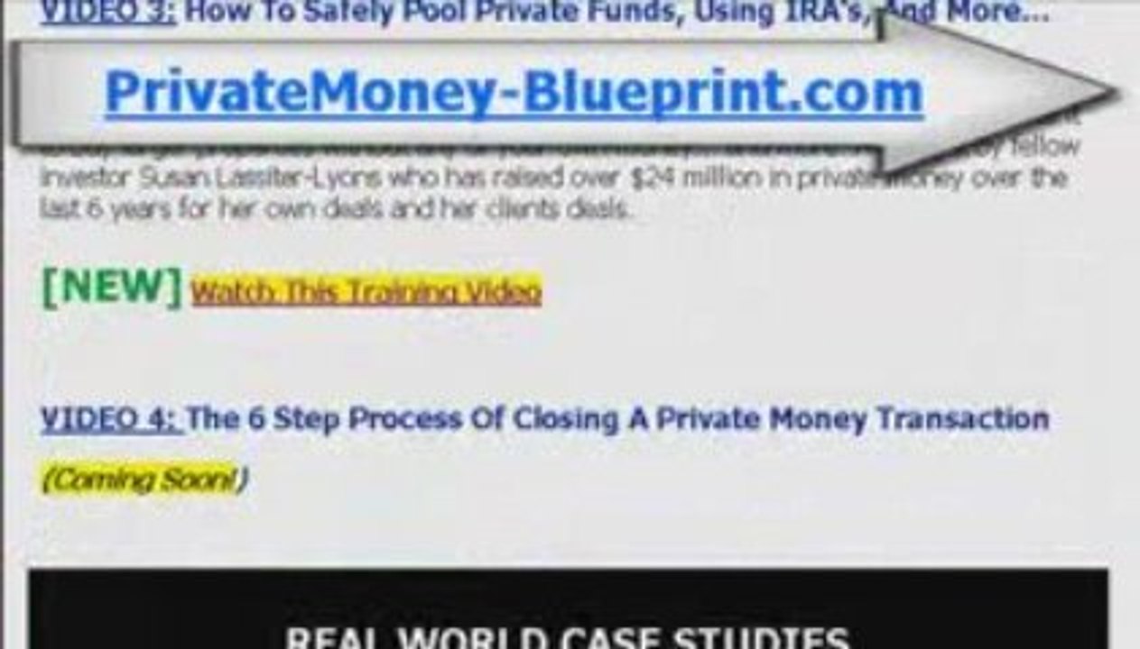 Private Money Contest and Bonus