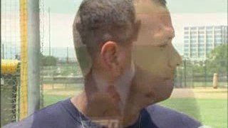 A-Rod pega jonrón pero no habla de esteroides