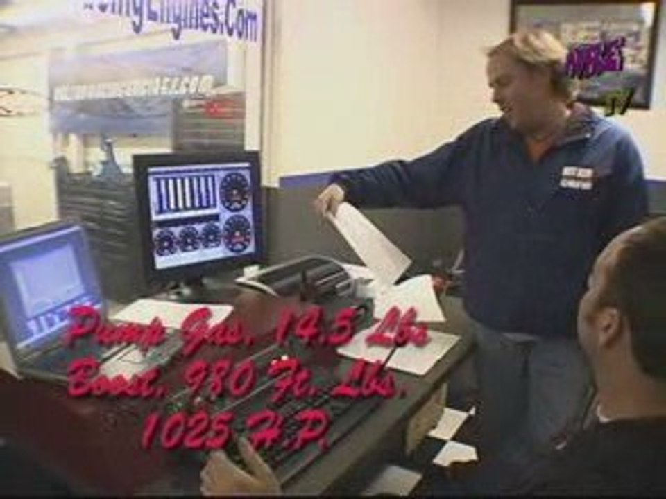 1600 HP Camaro "F Bomb" motor from NRE.  Tom Nelson Explains