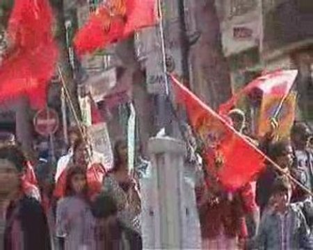 1er mai. Le défilé des Tamouls (1ère partie)