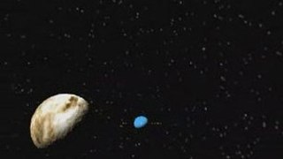 The planet Uranus as observed above surfaces of its moons