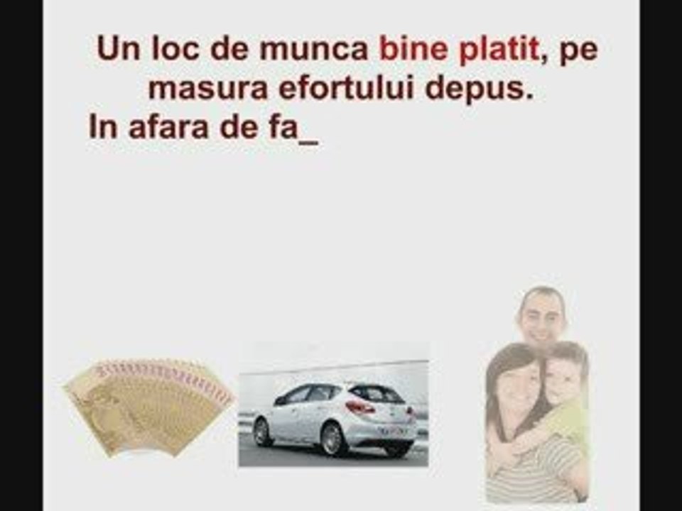 Loc de munca in Romania vs Job in strainatate