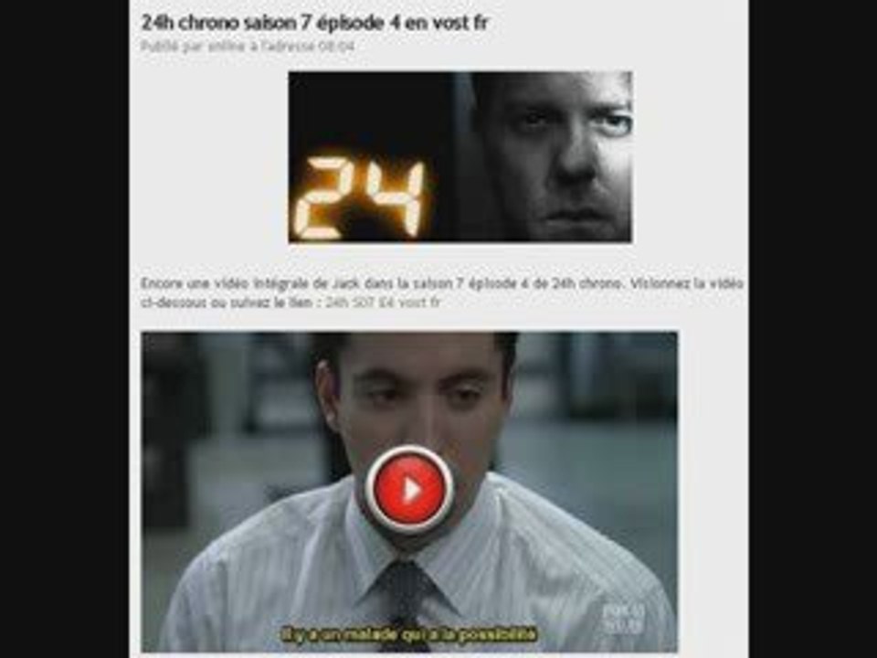 24h chrono S07 et prison break S04