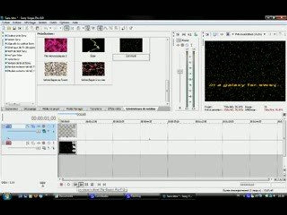 Sony vegas tuto générique star wars