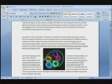 Word 2007 - How to change text alignment and formatting