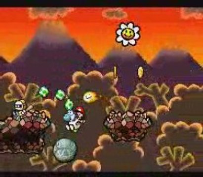 Lets play Super Mario World 2 Yoshis Island pt 44 world 6-3