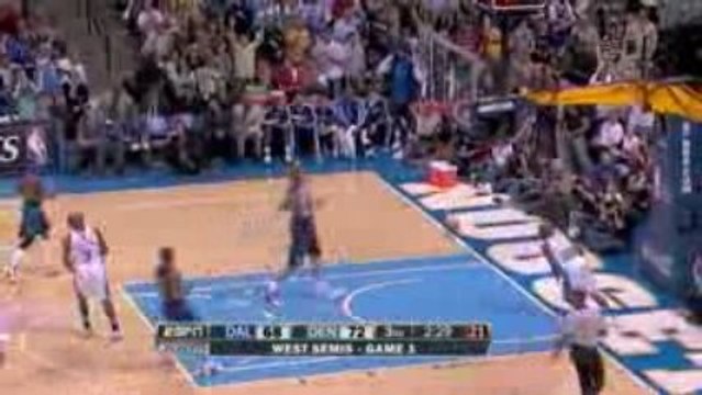 NBA Chris Andersen picks off Jason Kidd's pass and feeds Ant