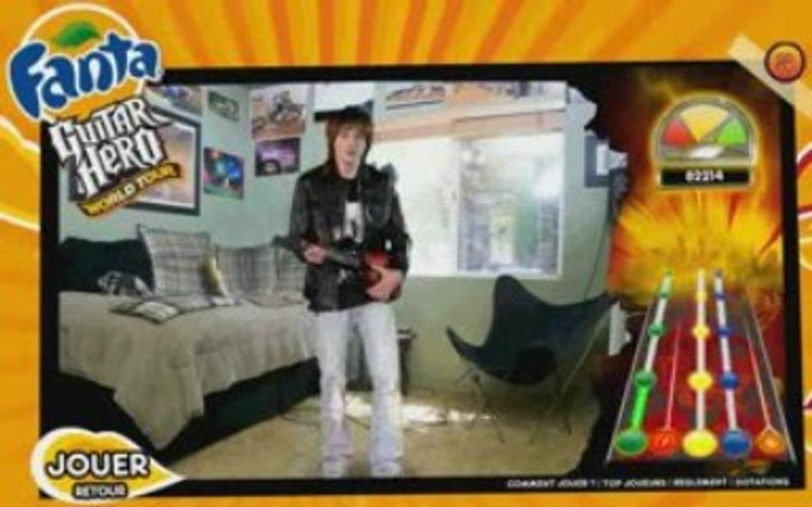 Fanta Guitar Hero Wolrd Tour Shark Guitare 112326 points