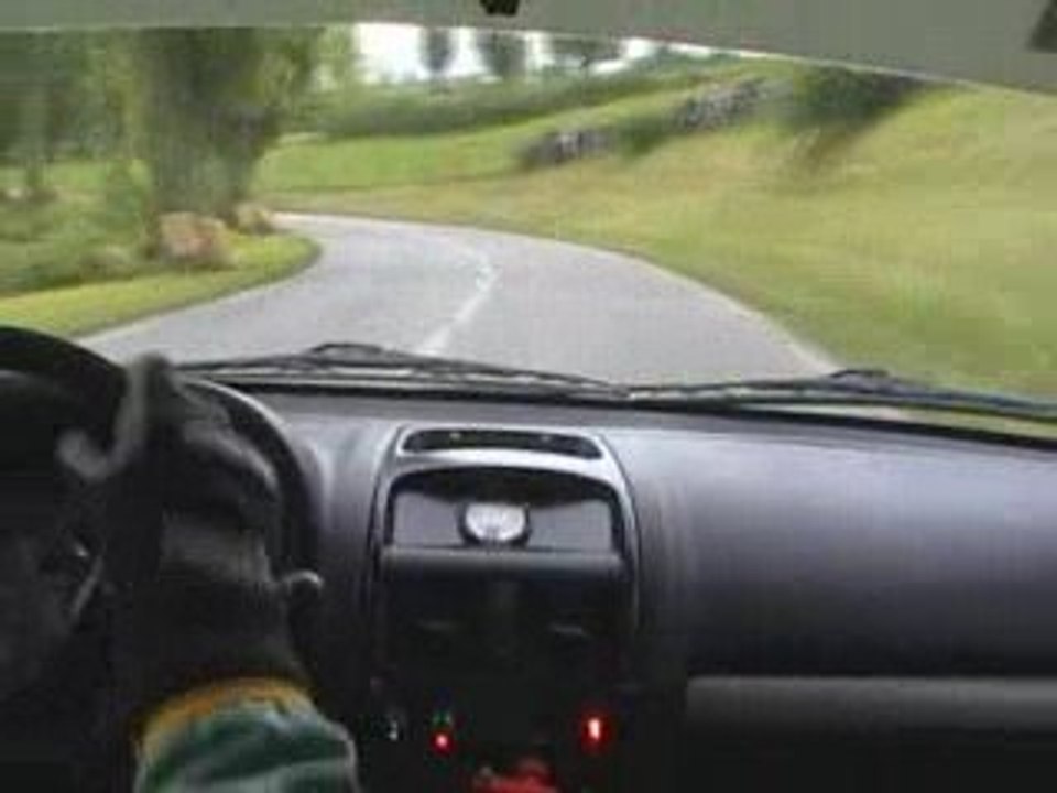 Course de cote des andelys 2009 en clio n3 montée  2