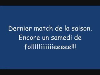 Dernier match de championnat