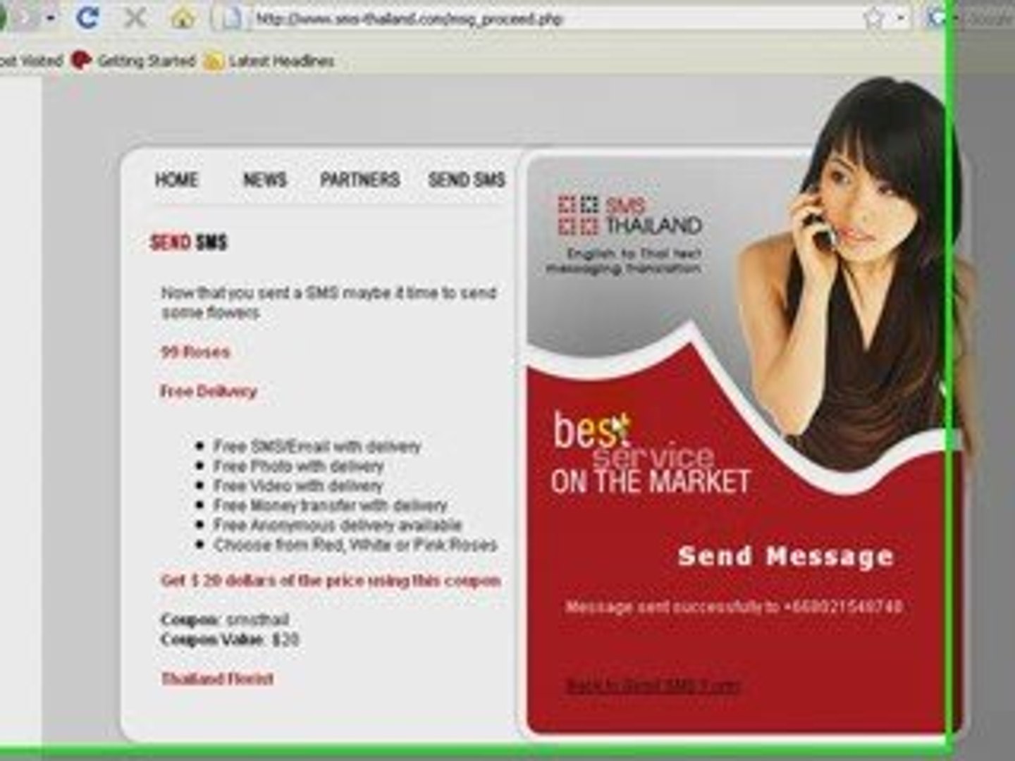 Sms Thailand