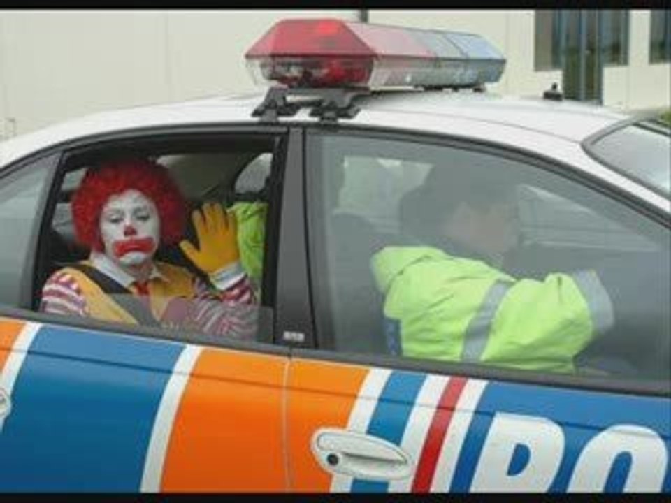 Ronald McDonald Rapes Some Fag In Jail