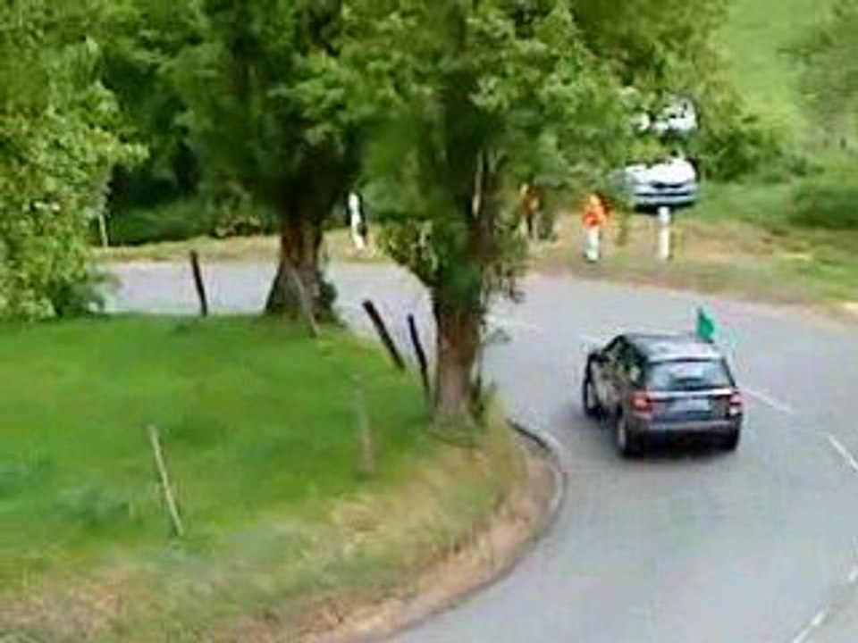 course de cote Andelys 2009 fin 1ère montée