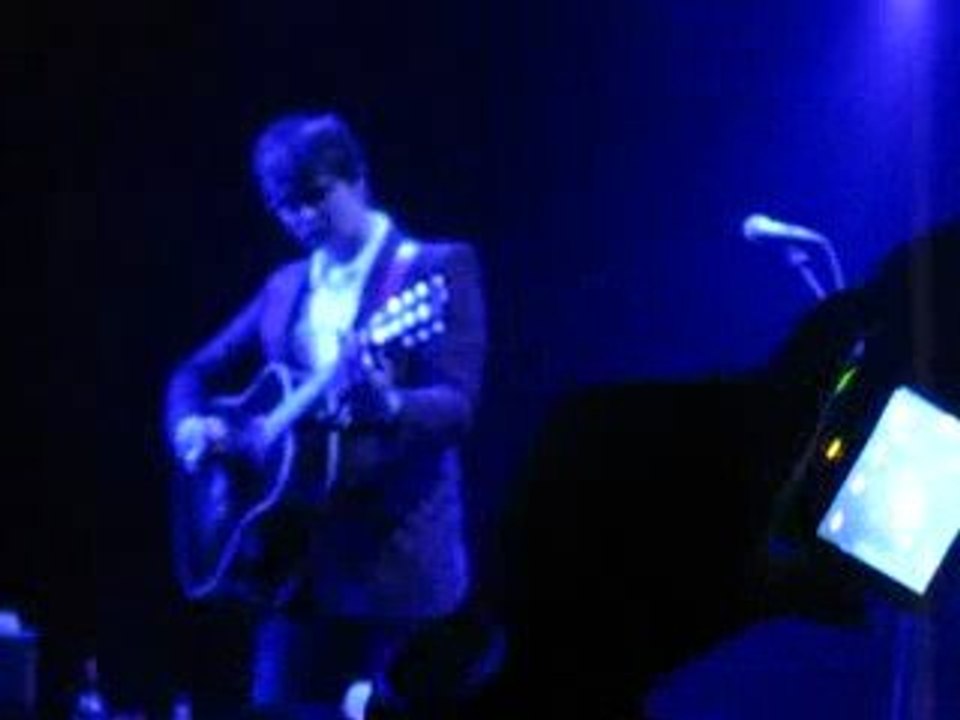 Entrée sur scène de Peter Doherty, 3 mai 2009