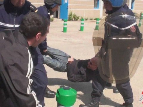 Manifestation des surveillants de la prison de varennes