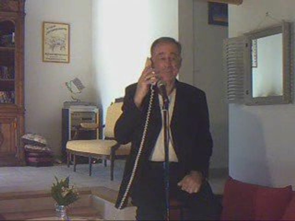 Jean-Claude  Poirot imite Claude François 11 mars 2016 37 ans déja!!