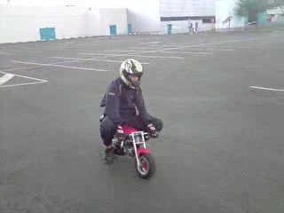 Moi en pocket bike