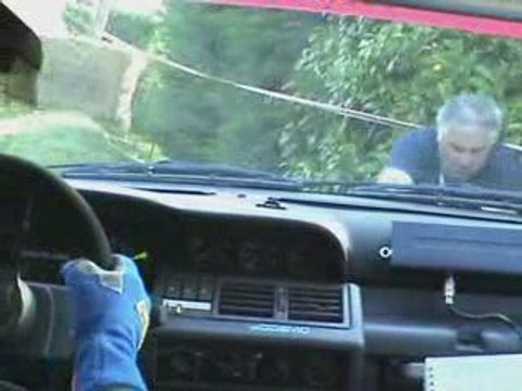 Rallye du muguet 2009 es1 sortie talus