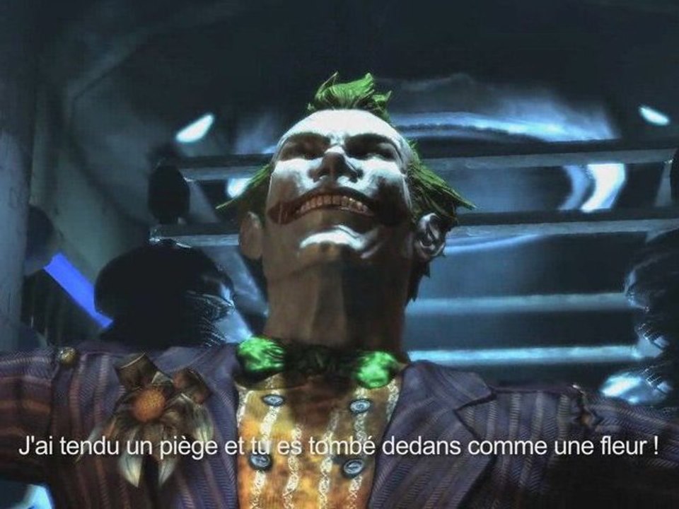 Batman Arkam Asylum Trailer Batman vs Joker