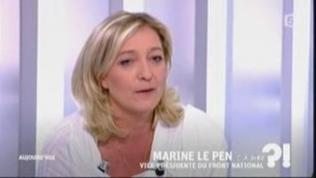Marine Le Pen dans "C à dire" 4/5/2009