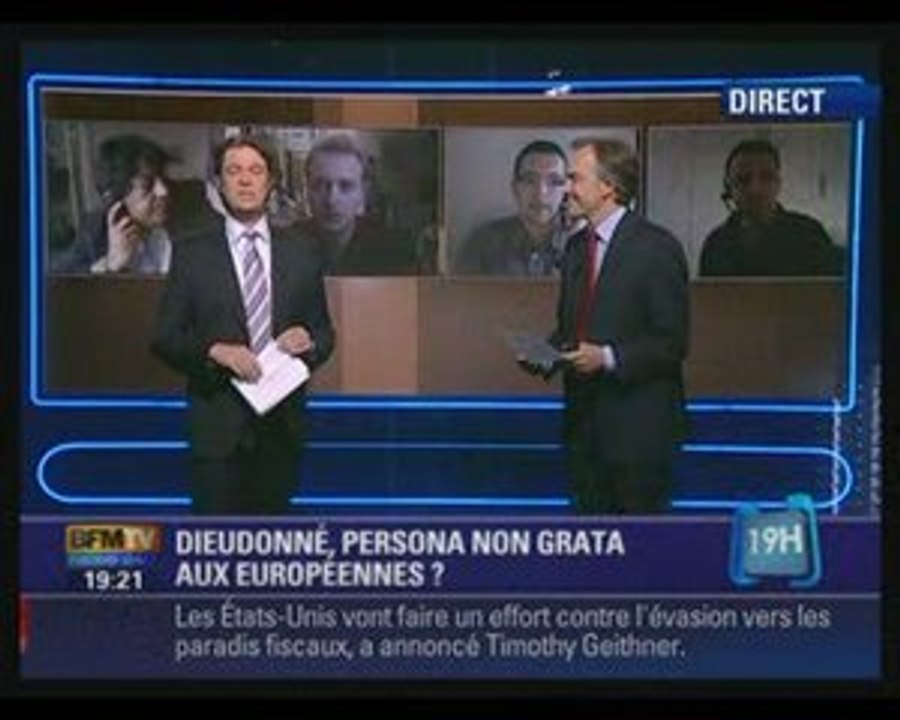 Faut-il interdire dieudonné ? censure sur bfmtv