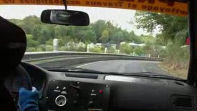 course de cote de la choisille 09 en honda civic gr.a