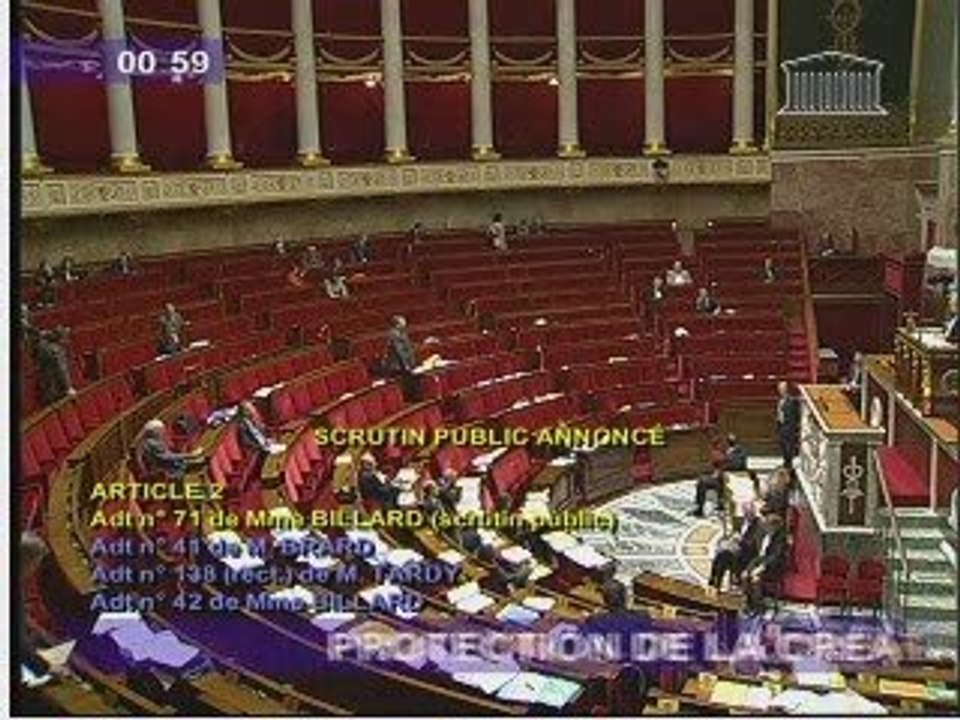 Hadopi - Vote sur le filtrage du net