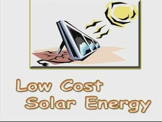 Low Cost Solar Energy-Make Low Cost Solar Power