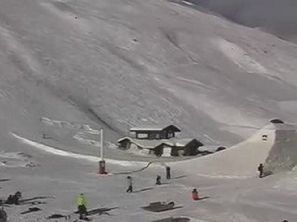 snowscoot big air training