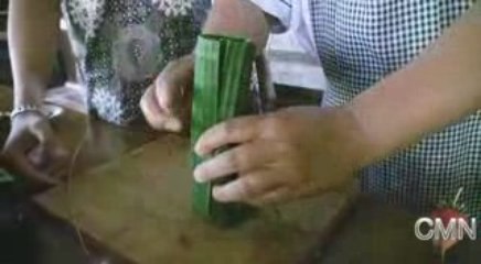 Cooking Pepes Ikan in Bali