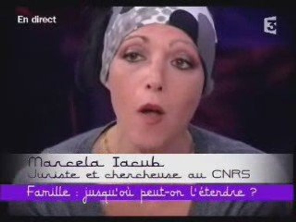 Marcela Iacub juriste et chercheuse au CNRS sur la famille