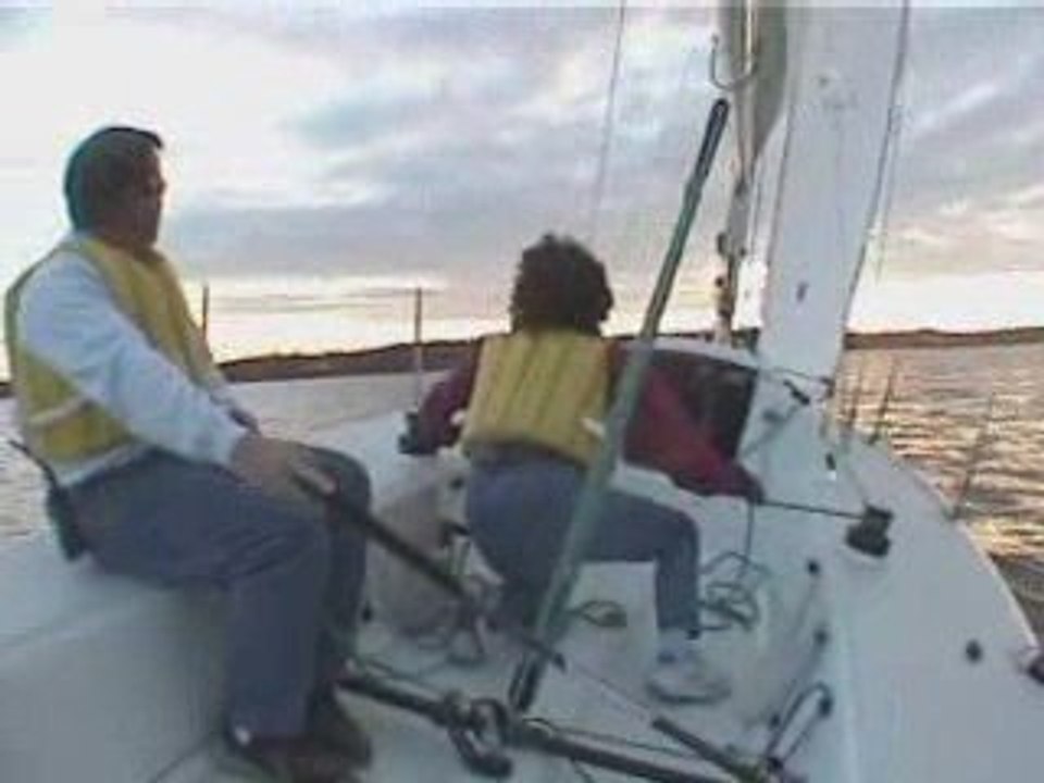 Vela: virada en redondo