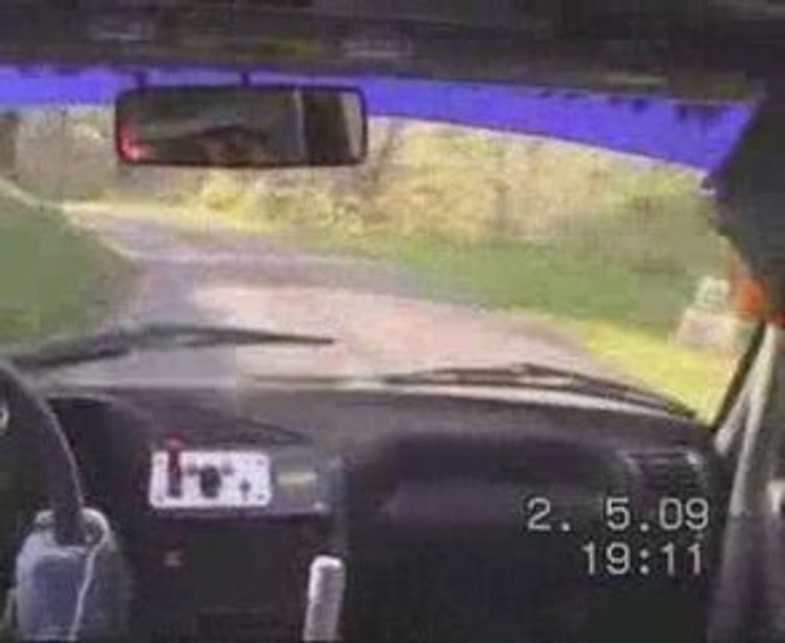 Rallye de Lozere ES2 Le Pompidou Equipage Vialla/Paupiere